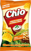Chio Chips Krémsajtos, újhagymás 125g